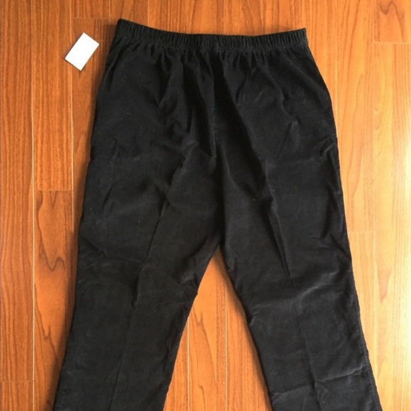 NWT Northern Reflections Wide Leg “Villager” Cords XXL Black - Picture 4 of 8